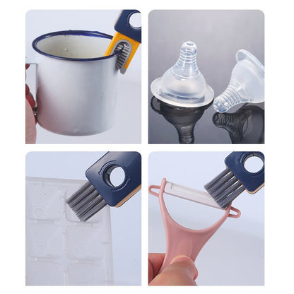 4-in-1 silicone bottle and cup cleaning brush