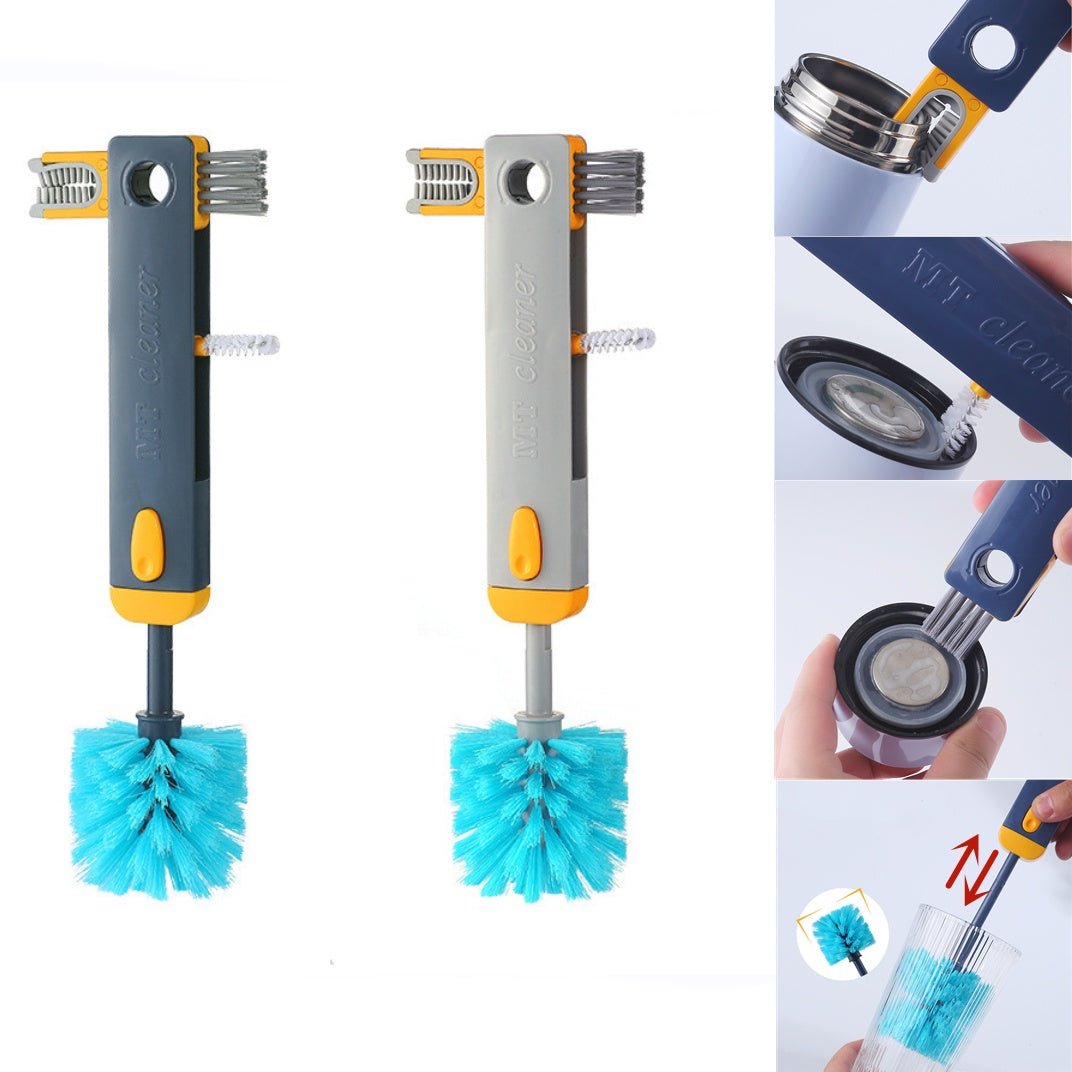 4-in-1 silicone bottle and cup cleaning brush