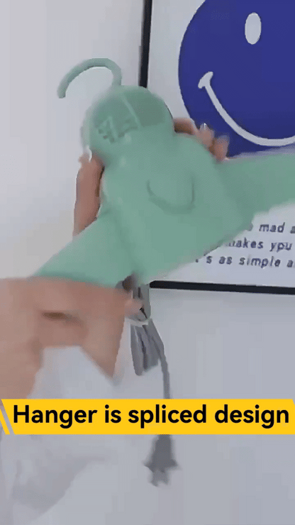 Portable clothes and shoe dryer with hot air circulation