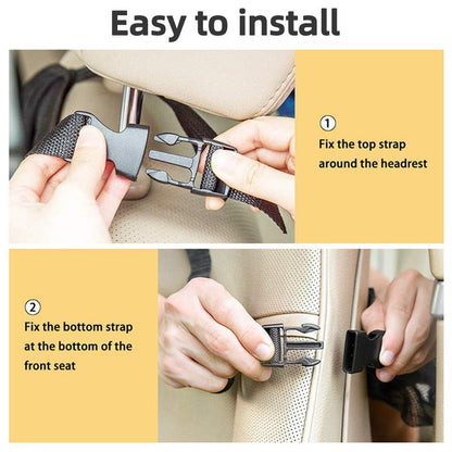 Car seat back storage organizer bag