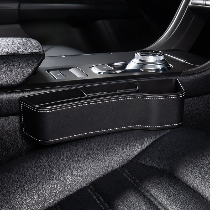 Car seat gap storage box organizer