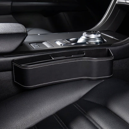 Car seat gap storage box organizer