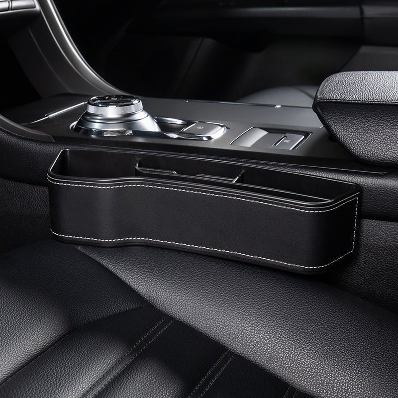 Car seat gap storage box organizer