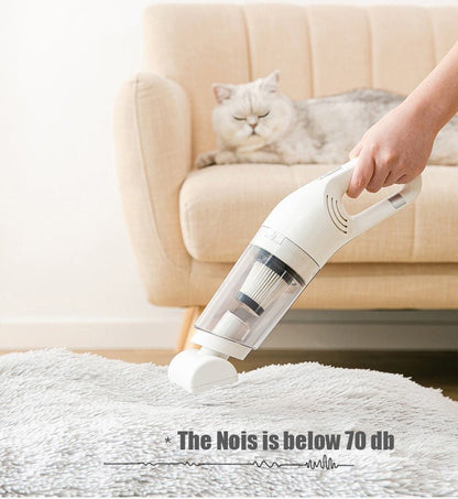Cordless electric pet hair remover and absorber