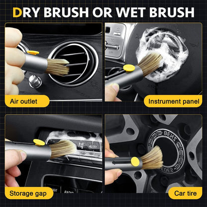 Multifunctional car detailing and cleaning kit