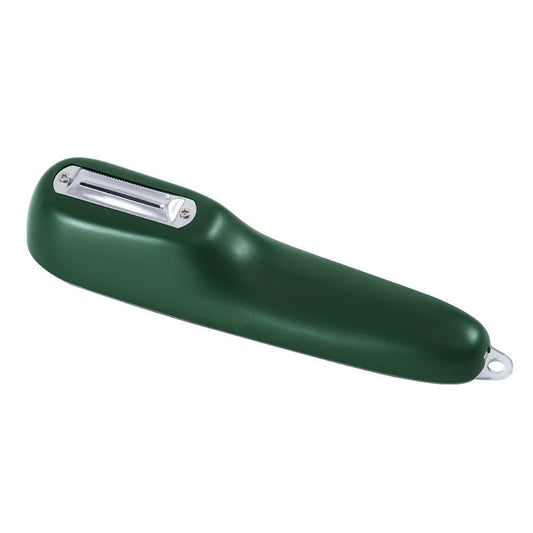 Fruit and vegetable peeler with storage tube